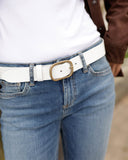 Marin │ Ceinture en cuir à boucle à déclaration