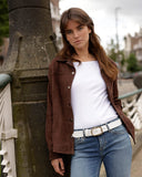 Marin │ Ceinture en cuir à boucle à déclaration