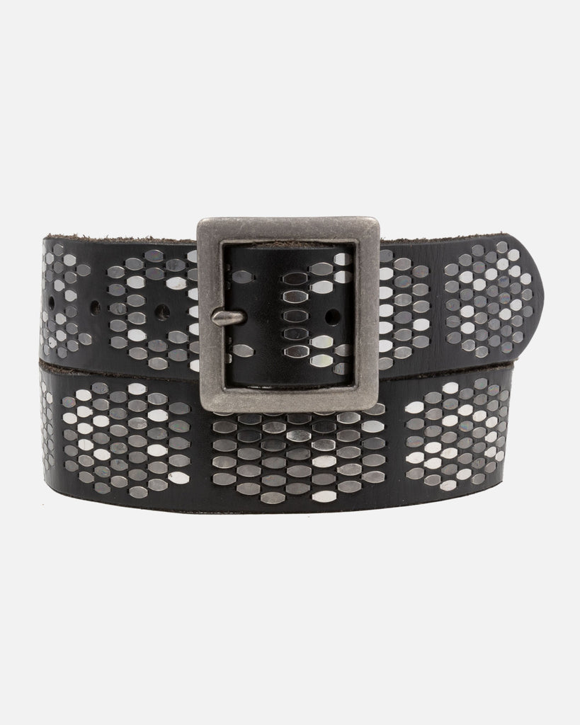 Gaia | Bold Studded Belt with Square Buckle
