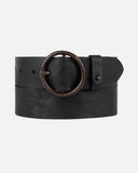 Pip | Ceinture en cuir avec boucle ronde vintage