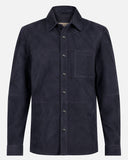 Navy Suede
