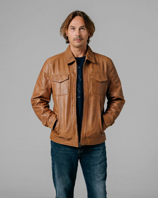 Norton │ Veste de terrain en cuir