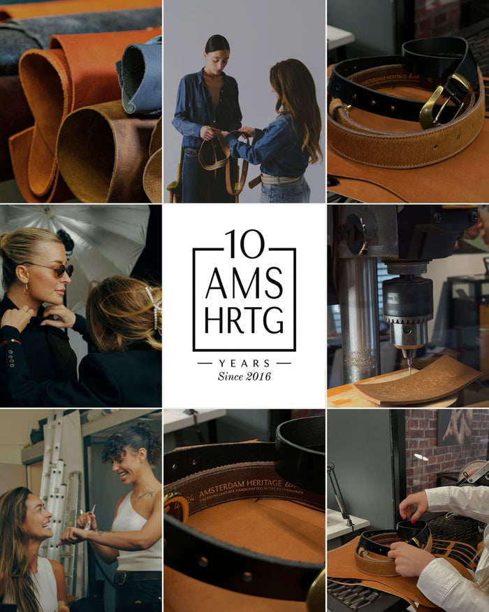 Amsterdam Heritage, 10 ans depuis 2016 : l’atelier, le cuir et les personnes derrière nos ceintures